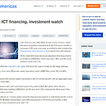 LatAm ICT financing, investment watch